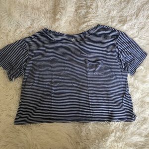 Striped crop top